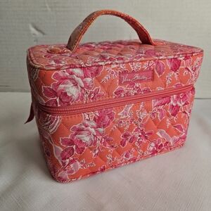 Vera Bradley hard sided makeup case, Hope Toile retired pattern